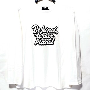 特価/未使用【サイズ=4L(3XL)】英字プリント/メンズ/半袖/Tシャツ/胸囲=110～118cm/white