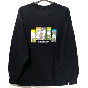 特価/未使用【サイズ=4L(3XL)】異世界かるてっと/あなざーわーるど/メンズ/裏毛/スウェット/トレーナー/胸囲=110～118cm/black