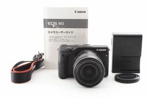 #h34★実用品★ キヤノン Canon EOS M3 18-55mm レンズセット