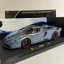 ★ホットウィール・エリート／HotWHeeLs・ELITE ：1/18 ★フェラーリ FXX ／ FERRARI FXX (Light Blue Metallic) ★未展示モデル♪ _画像1