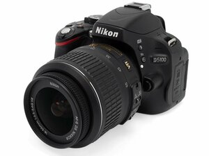 【Used】Nikon ニコン デジタル一眼レフ D5100 18-55mm f/3.5-5.6G VR ※充電器欠品【及川質店】