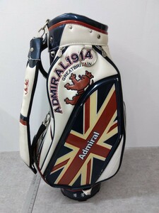 【中古キャディバッグ】ADMIRAL GOLF アドミラルゴルフ 4.0kg フードなし 5分割