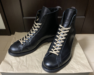 【美品】BROTHER BRIDGE ブラザーブリッジ / HENRY ヘンリー VINTAGE BLK CALF US7.5