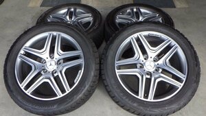 ★☆【ベンツ純正品】美品 Benz ゲレンデ G63 Gクラス AMG 275/50R20 113Q Bridgestone DM-V2 スタッドレス アルミホイール４本セット☆★