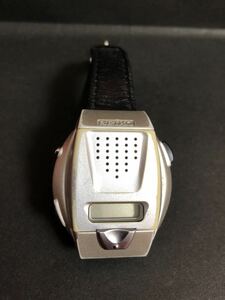 ★SEIKO/セイコー★デジタルボイス 腕時計 A860-4001★電池切れ★中古現状品★動作未確認★メンズ★音声★