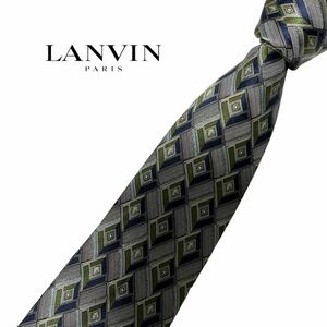 LANVIN ネクタイ 菱形柄 ランバン USED 中古 m382