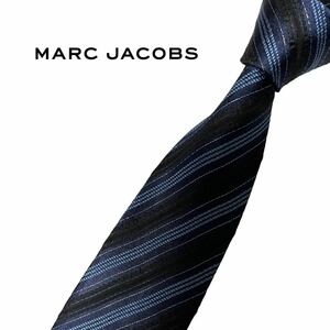 MARC JACOBS ネクタイ ラメ入り レジメンタル 柄 ストライプ柄 USED 中古 m391