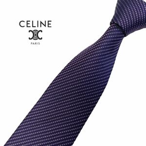 CELINE галстук reji men taru рисунок полоса рисунок Celine USED б/у m417