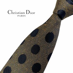 ChristianDior ネクタイ ロゴ入り ドット柄 レジメンタル柄 ストライプ柄 クリスチャンディオール USED 中古 m422