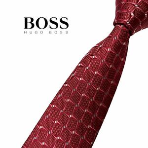 HUGO BOSS ネクタイ パターン柄 ヒューゴ ボス USED 中古 m427