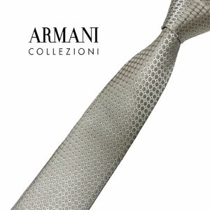 ARMANI COLLEZIONI ネクタイ ナロータイ 小紋柄 アルマーニ コレッツォーニ USED 中古m446