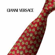 GIANNI VERSACE ネクタイ メドゥーサ柄 グレカ模様 ジャンニヴェルサーチ USED 中古 m460_画像1