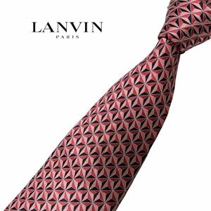 LANVIN ネクタイ グラデーション 結晶柄 花柄 ランバン USED 中古 m473