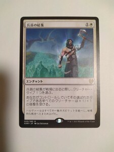 MTG マジックザギャザリング 兵員の結集 日本語版 1枚