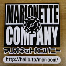 【販促品】当時物 マリオネットカンパニー　ステッカー　MARIONETTE COMPANY　店頭用ポップ POP 非売品_画像6