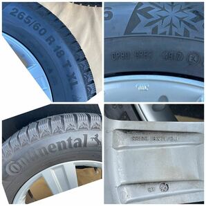 Gクラスユーロプレミアム 18in7.5J+63 5穴 PCD130 コンチネンタルコンタクト 265/60R18 2017 4本の画像7