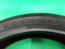 140　1F　DUNLOP　ダンロップ　α-13Z　F　SPORTMAX　120/70ZR17　中古　20231017_画像6