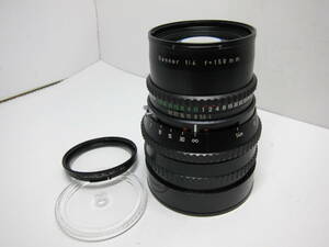 ハッセル C Sonnar T* 150mm f4 ブラック ( 動作OK) ■良品■ 10684 