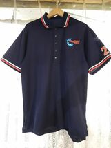 ミズノ製 BASEBALL UMPIRES 26番 半袖ポロシャツ XLサイズ位 野球審判員 MIZUNO_画像1