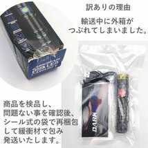 UVライト アニサキスライト 365nm 訳あり品 ブラックライト 防水IPX6 充電式 5W LED 猫の真菌発見 レジン硬化 真贋鑑定 鉱物鑑定 蓄光 D_画像8