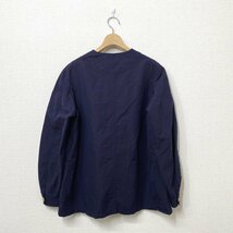 【定価2.1万円 メンズ】BEAMS 40周年 DANTON ダントン B:MING by BEAMS別注 コットンリネン カバーオール 38 ネイビー ビームス ジャケット_画像2