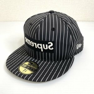 Supreme × COMME des GARCONS SHIRT × NEW ERA BOX LOGO CAP ボックスロゴ キャップ ドット 7 3/8 帽子 シュプリーム コムデギャルソン