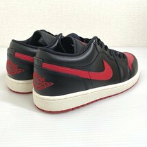 【29cm 新品 国内正規品】NIKE ナイキ WMNS AIR JORDAN 1 LOW ウィメンズ エアジョーダン1 ロー US11 レッド ブラック 黒 赤 DC0774 061_画像2