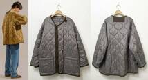 【男女兼用】adam et Rope アダムエロペ ライナー付き M-65 ビッグシルエット モッズコート L ブラック 黒 3WAY WATHER COAT_画像3