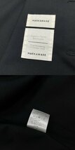 MARKAWARE マーカウェア ORGANIC WOOL TROPICAL SUCK COAT サックコート 2 ブラック 黒 トロピカル ウール テーラードジャケット_画像6