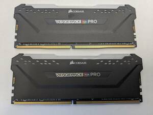 デスク用 Corsair VENGEANCE RGB PRO CMW32GX4M2Z2933C16 DDR4-2933 PC4-23400 16GB×2(計32GB)