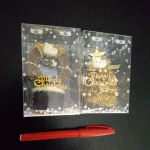 2311 Sanrio Hello Kitty Kitty Рождество Mini tree & lease Gold 