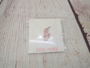 PINK PONY ピンクポニー ピンバッジ ピンク