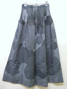 ISSEY MIYAKE FETE イッセイミヤケ フェット 柄スカート 2 IF82FG209 PLEATS PLEASE プリーツプリーズ