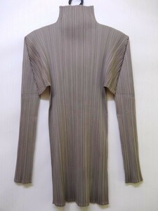 PLEATS PLEASE プリーツプリーズ ハイネックプリーツカットソー 3 PP53-JK604 ISSEY MIYAKE イッセイミヤケ