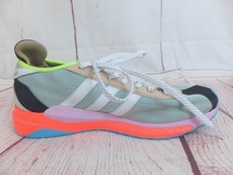 adidas アディダス スニーカー サックス S42576 27.5cm 靴 シューズ 蛍光 ベトナム製_画像4