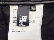 BLACK COMME des GARCONS ブラック コムデギャルソン フェイクレザースカート ブラック 合成皮革100% M 1I-S001 AD2021_画像4