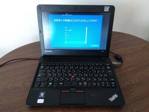 Lenovo ThinkPad X121e ※整備済※ (Core i3 2367M/4GB MEM/120GB SSD/Windows10 Pro)