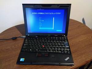 Lenovo ThinkPad X201 ※整備済※ (Core i5 540M/4GB MEM/120GB SSD/Windows10 Pro)
