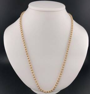 E11-0942 K18☆アコヤベビーパールネックレス 総重量 15.6g ( アコヤ真珠 ベビー Pearl K18 necklace )