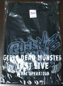 Tシャツ Lサイズ Girls Dead Monster Last Live Final Operation marina LiSA ガルデモ Angel Beats! エンジェルビーツ Key