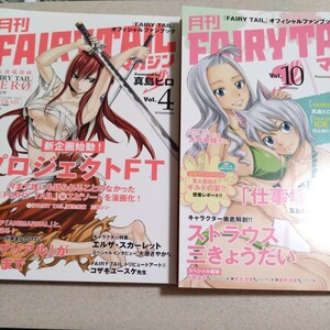 FAIRYTAIL 月刊フェアリーテイル オフィシャルファンブック 2点セット エルザ ミラジェーン