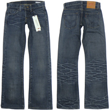 リーバイスプレミアム SKINNER JEAN 525 W28 米国製 ローライズスリムブーツカットジーンズ LOW RISE SLIM BOOT CUT 00525-8548_画像1