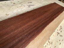 【EJ112U】パドック 713×195×21㎜ 板材 薄板 一枚板 材料 天然木 無垢材 木材 希少材 乾燥材 銘木 DIY《銘木登屋》_画像4