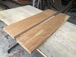 【EH317P】ヤニ松 ～750×145×27㎜ 2枚セット 肥松 一枚板 材料 天然木 無垢材 木材 乾燥材 銘木 希少材 DIY 木工《銘木登屋》
