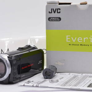 ★特別特価★ JVC Everio GZ-R12-B ビデオカメラ 元箱,説明書つき #7621rの画像1