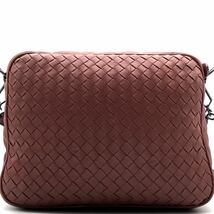 1円～【極美品】BOTTEGA VENETA ボッテガヴェネタ ショルダーバッグ ビジネスバッグ イントレチャート レッド 赤 メンズ 大容量 現行モデル_画像3