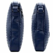 1円～【未使用級】BOTTEGA VENETA ボッテガヴェネタ ショルダーバッグ ビジネスバッグ イントレチャート ブルー 青 メンズ 大容量 _画像5