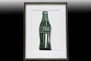 アンディ・ウォーホル 直筆サイン 証明書 シルク「Coca-Cola bottle　18/200」