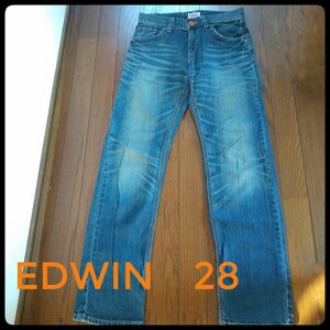 EDWIN　 エドウィン　 デニムパンツ　 ジーンズ　 インディゴ　ジーパン　28