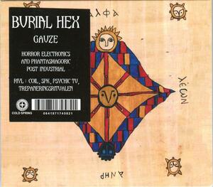 Burial Hex - Gauze [CD] 2023年新作/ホラー・エレクトロニクス/リチュアル/ノイズ/インダストリアル/DEATH IN JUNE/COIL/SPK